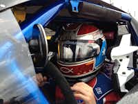 Cole Glasson is pictured behind the wheel at Anderson Motor Speedway.Courtesy photo