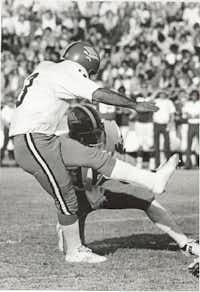 Iseed Khoury helped lead UNT to one of its rare wins over SMU outside of Denton during the 1977 season.