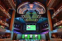 The Morton H Meyerson Symphony Center in Dallas is shown during the Emerald Eagle Honors event on Wednesday night.Michael Clements