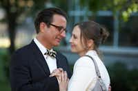 Andy Garcia, left, and Vera Farmiga are shown in a scene from “At Middleton.”