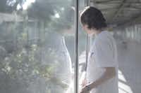 Monte Rosa (Aggeliki Papoulia) is part of a group whose members impersonate dead people in Alps.Kino Lorber