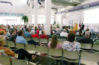 Town Hall meeting with Rep. Michael Burgess, Wednesday, June 13, 2012, at the Center for the Visual Arts in Denton, TX.David Minton