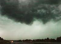 A squall line with a lowering cloud base over U.S. 380 west of Denton Tuesday May 21, 2013.Al Key - DRC