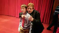 MG Briggle poses with actor Mark Hamill after a Friday screening of ‘Rogue One: A Star Wars Story’ inside the White House in Washington.Courtesy photo