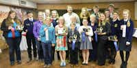 These students participated in the public speaking contest at the Denton County Livestock Association Youth Fair and Rodeo on March 25.