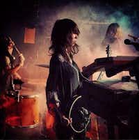 Boris bassist Takeshi plays forcefully and sings softly. The Japanese cult drone metal band plays a rare Denton show on Friday at Rubber Gloves.Courtesy photo
