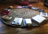 Place books around the edge of your rug for a couple days. This will help keep it from curling.Courtesy photo