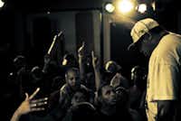 Hip-hop artist Tedashii “Tdot” Anderson gets members of the audience waving their hands at one of his shows.